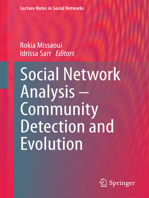 cover image of Social Network Analysis--Community Detection and Evolution